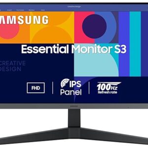 Samsung 24-inch (60.46cm) FHD, IPS Display, 100 Hz, 1920 x 1080 Flat Monitor, Bezel Less Design